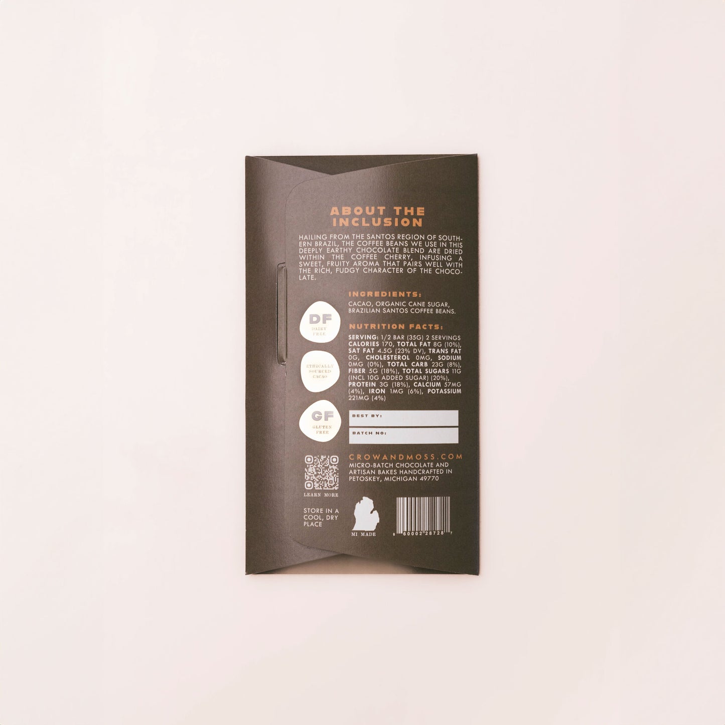 Black Coffee Dark Chocolate 67% - Case of 8