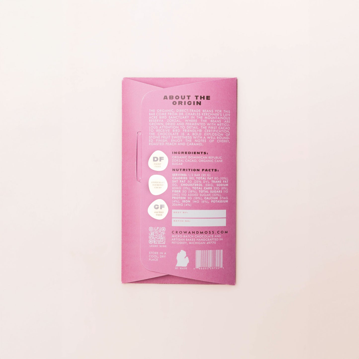 Dominican Republic Zorzal Dark Chocolate 70% - Case of 8