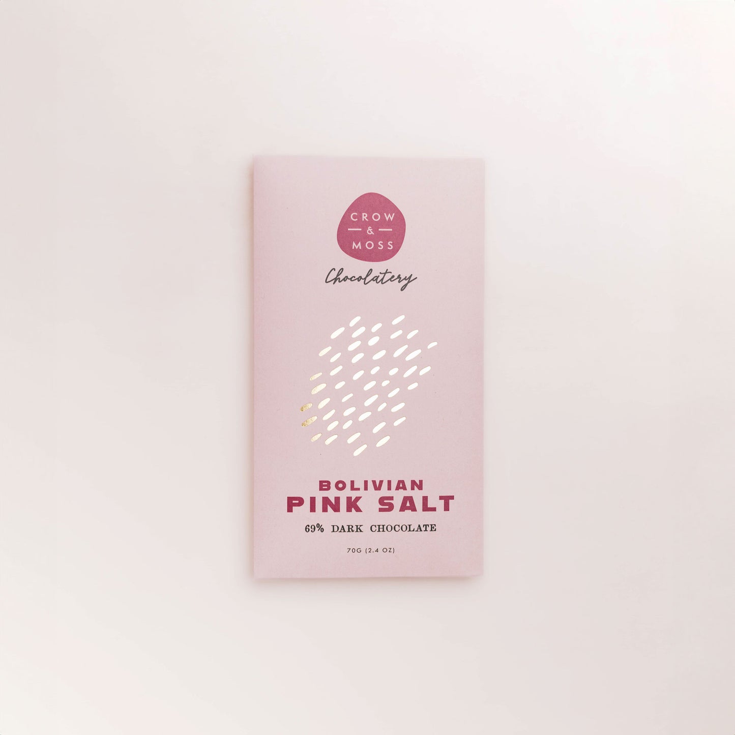 Bolivian Pink Salt Dark Chocolate 69% - Case of 8