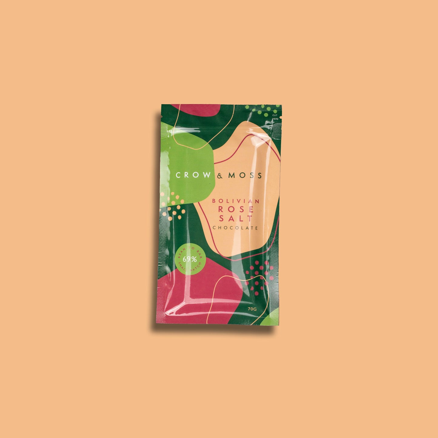 Bolivian Pink Salt Dark Chocolate 69% - Case of 15