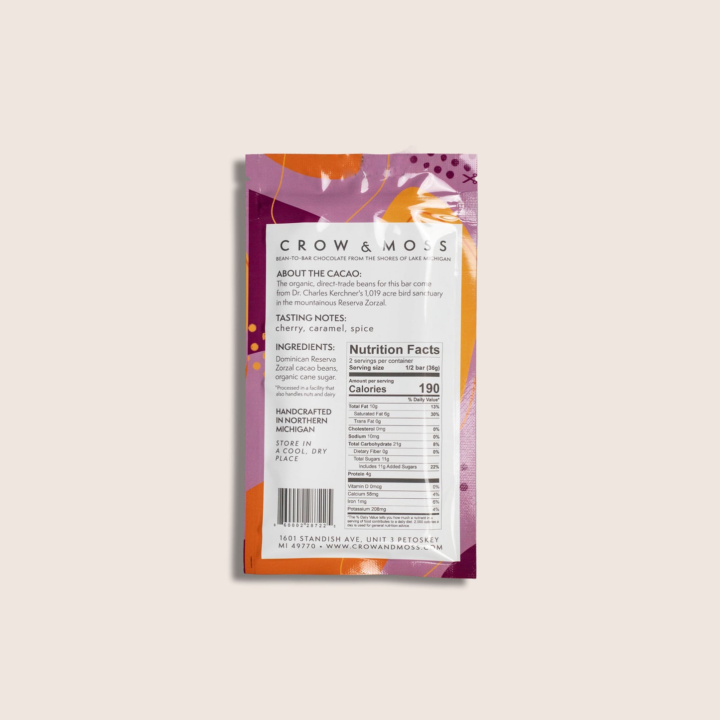 Dominican Republic Zorzal Dark Chocolate 70% - Case of 15