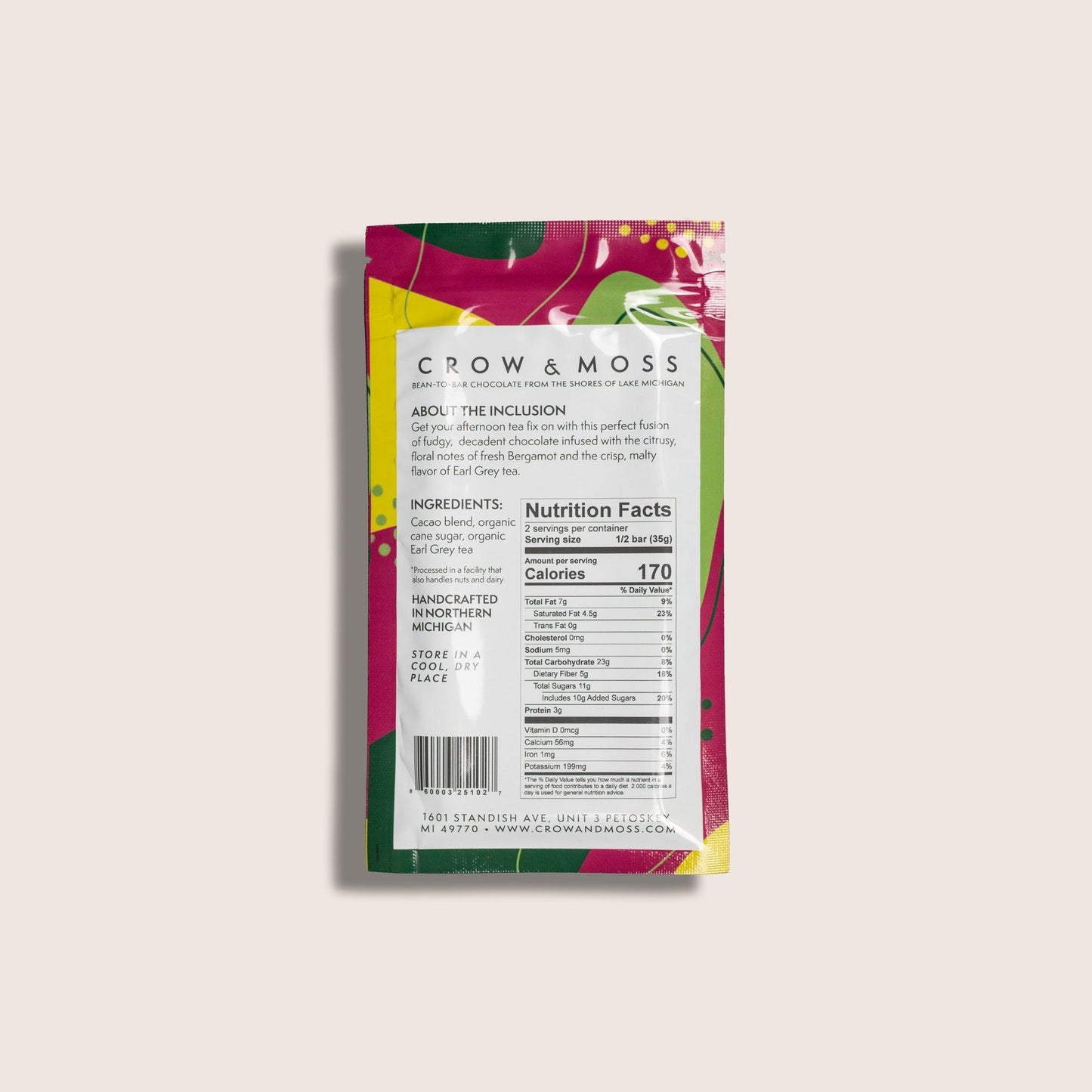 Earl Grey Tea Dark Chocolate 67% - Case of 15