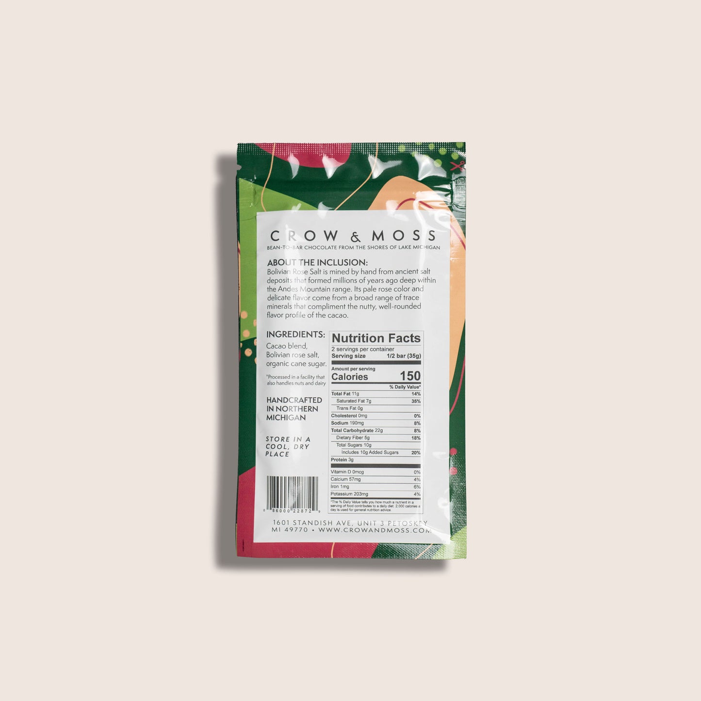 Bolivian Pink Salt Dark Chocolate 69% - Case of 15