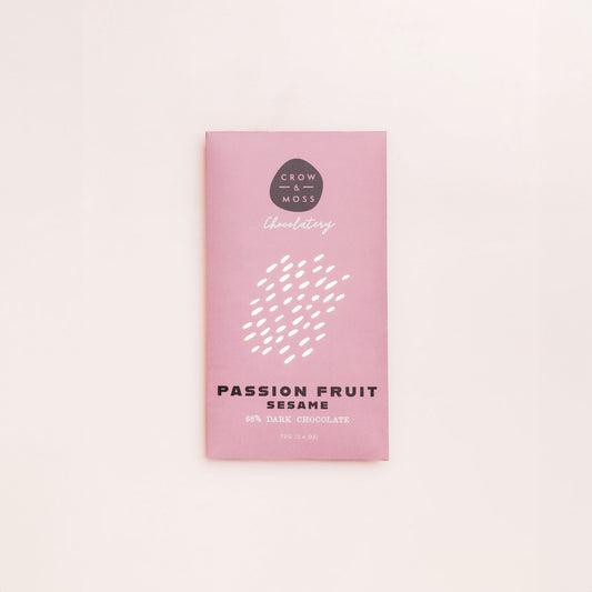 Passion Fruit Sesame Dark Chocolate 68% - Case of 8