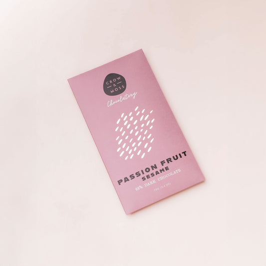 Passion Fruit Sesame Dark Chocolate 68% - Case of 8