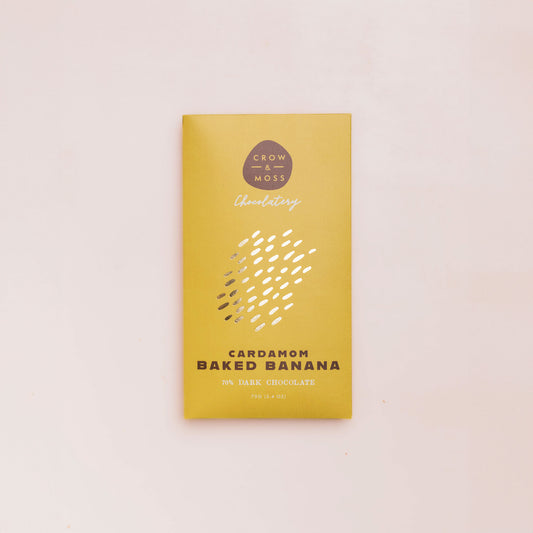 Baked Cardamom Banana Dark Chocolate 65% - Case of 8